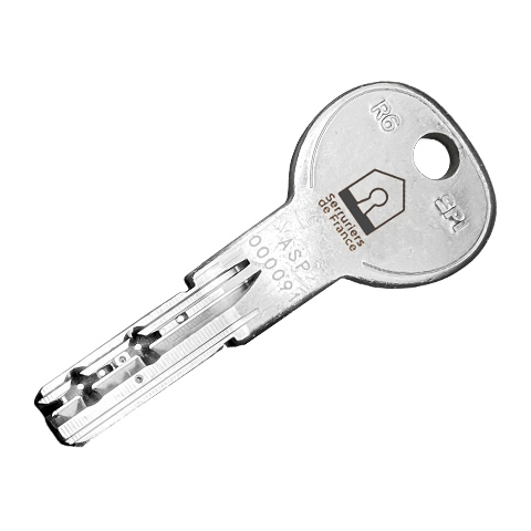 Clé Serruriers de France® R6 SPI sur numéro