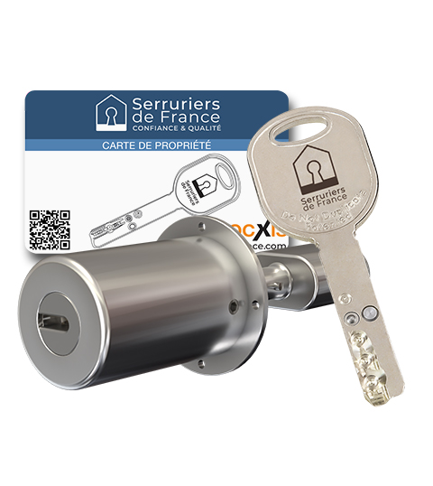 Jeu de cylindres Locxis TORINO Serruriers de France® compatible Mottura 630 - 3 clés brevetées