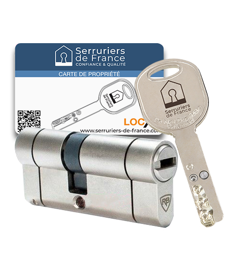 Cylindre européen Locxis Serruriers de France® - 3 clés brevetées